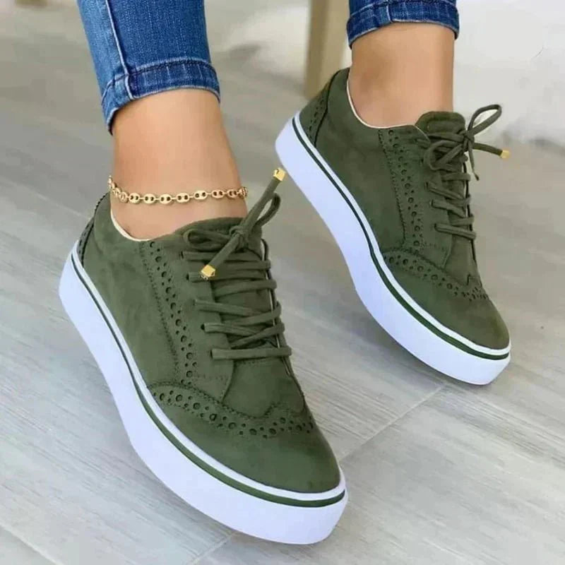 Liora | Trendy Orthopedic Sneakers Green Women Shoes