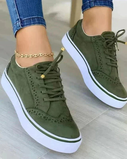 Liora | Trendy Orthopedic Sneakers Green Women Shoes