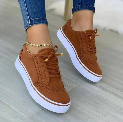 Liora | Trendy Orthopedic Sneakers Brown Women Shoes
