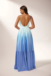 Ethel™ | Cut-out Gradient Maxi Slip Dress Dresses