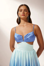Ethel™ | Cut-out Gradient Maxi Slip Dress Dresses