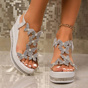 Alina Butterfly Wedge Sandals Sandals