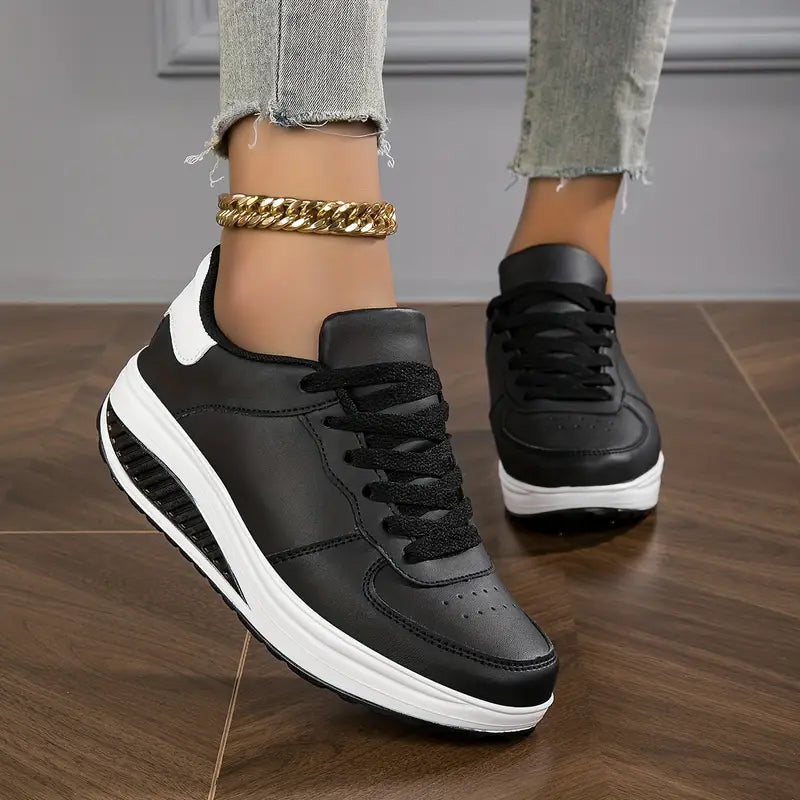 Sloane | Orthopedic Sneakers Black Shoes