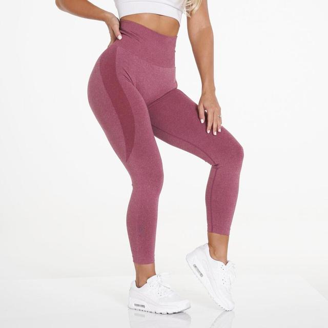 Sabrina | Curves Yoga Leggings (Long) Maroon Legging