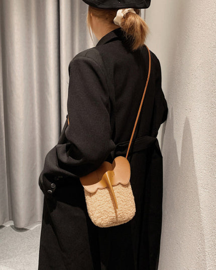 Cute Elephant Trunk Design Crossbody Shoulder Bag Bag