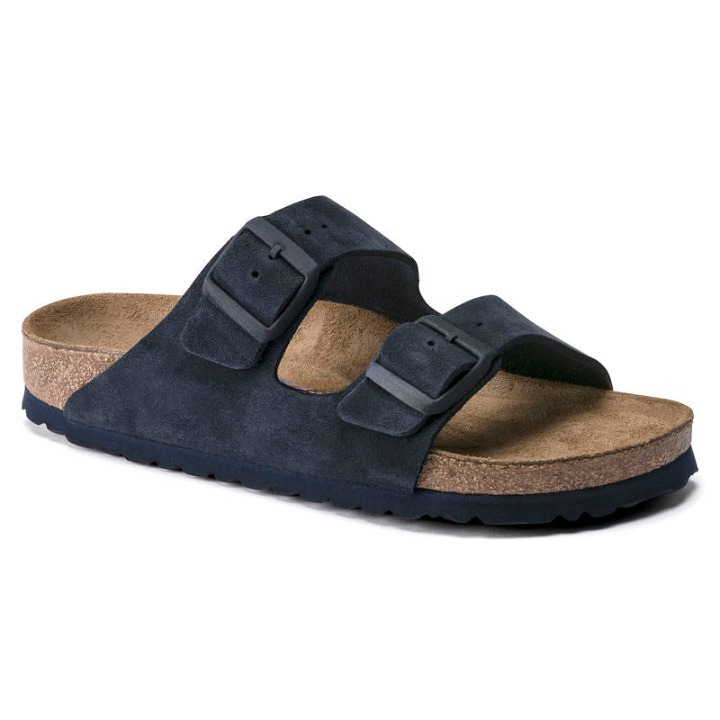 Echo Support Suede Sandals – Unisex Orthopedic Comfort Clogs Marine blue Sandals