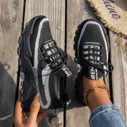 Women’s Flyknit Mesh Lace-Up Sneakers Sneakers