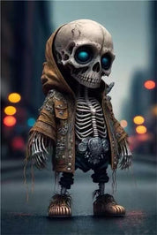 Resin Skeleton Doll Halloween Decor D Halloween Decorations