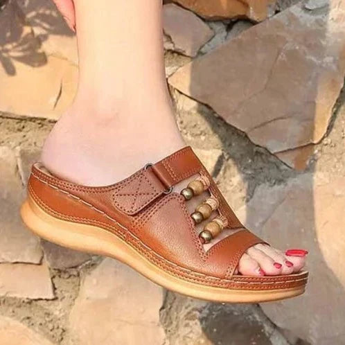 Women's Orthopedic Summer Sandals Brown Orthopedic Sandals