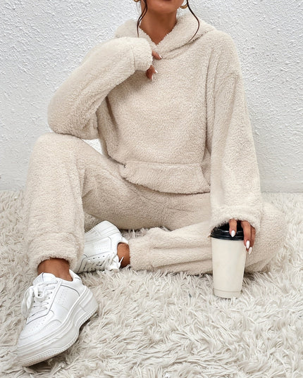 Ultra-Soft Teddy Fleece Lounge Set Loungewear