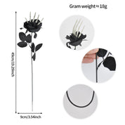 Skull Rose Hand Halloween Ornament Black Halloween Decorations