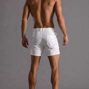 Men's Summer Linen Shorts with Pockets Men Shorts