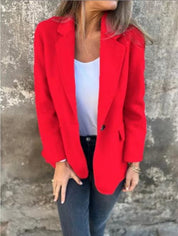 Women’s Batwing Sleeve High Neck Trench Coat Red Women's Coats & Jackets