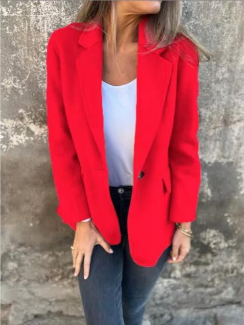 Women’s Batwing Sleeve High Neck Trench Coat Red Women's Coats & Jackets