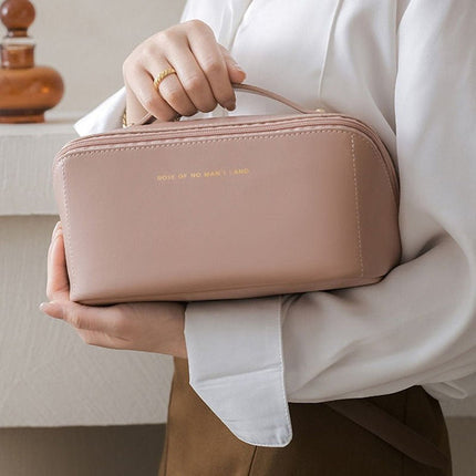 Boho Chic Luxury Cosmetic Bag Pink Cosmetic Bag