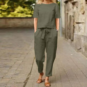 Ella | Airy Summer Spring Set Green