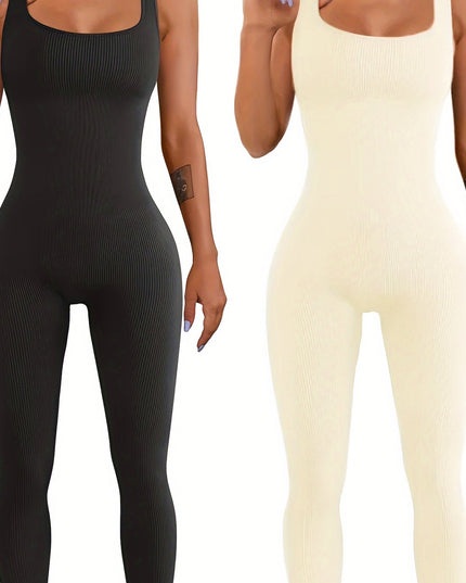Women's Suspender Tank Top Tights Beige black