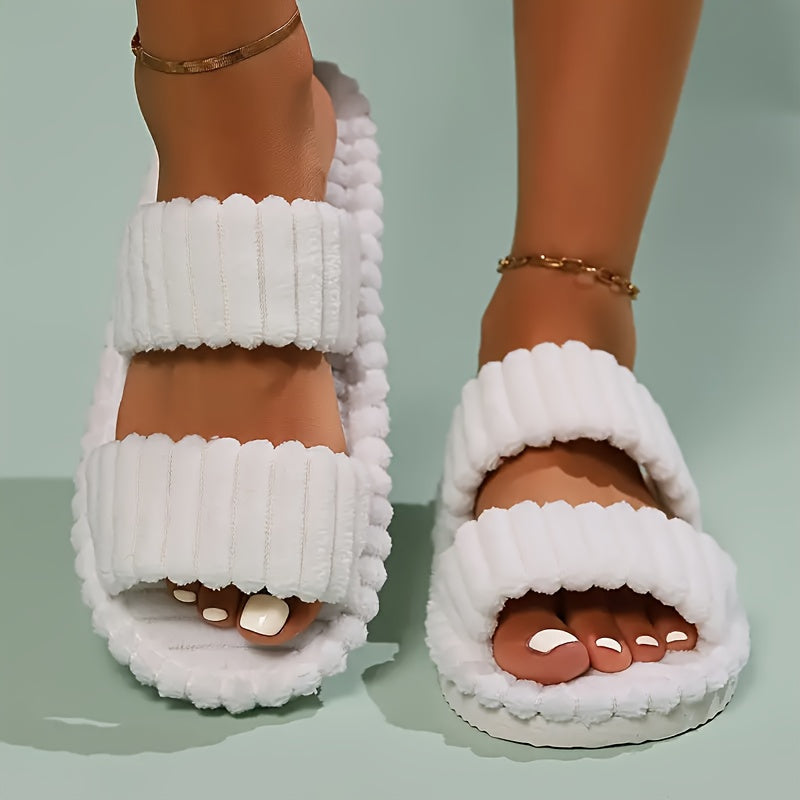 Plush Soft Slippers – Cozy Non‑Slip Home Footwear Slippers