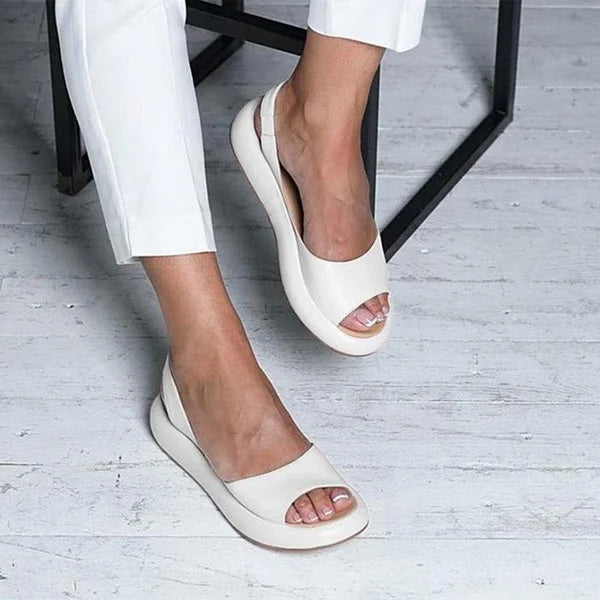 Summer Bliss Annabella | Orthopedic Summer Sandals White Orthopedic Sandals