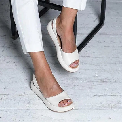Summer Bliss Annabella | Orthopedic Summer Sandals White Orthopedic Sandals