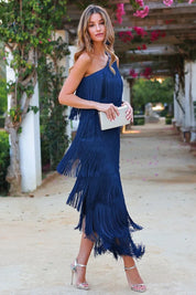 Ember | Elegant half shoulder dress Dresses