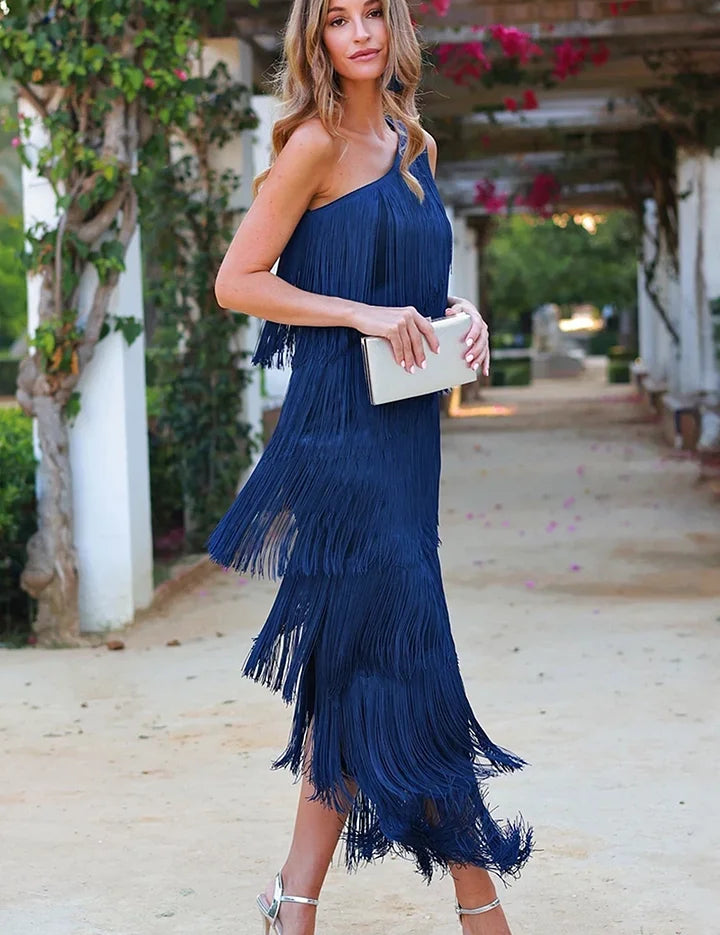 Ember | Elegant half shoulder dress Dresses