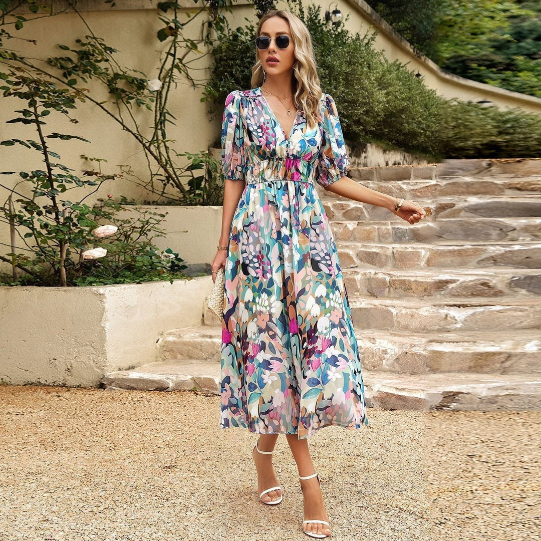 Kelly | Blossom Midi-Dress White Dresses