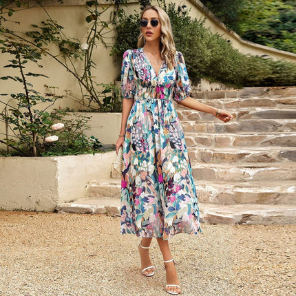 Kelly | Blossom Midi-Dress White Dresses