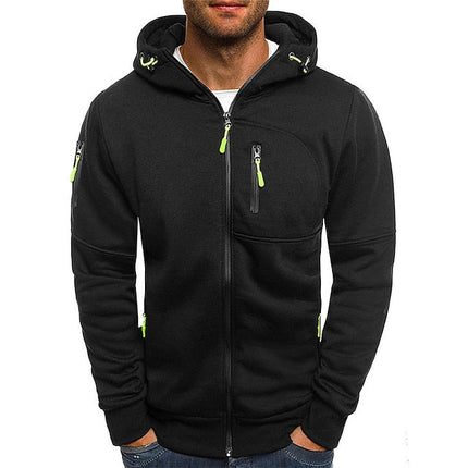 Jarrett | Men's Hooded Sweatshirt Black Hoodie