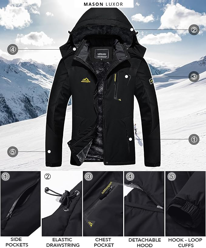 Warm Waterproof Winter Jacket Jacket