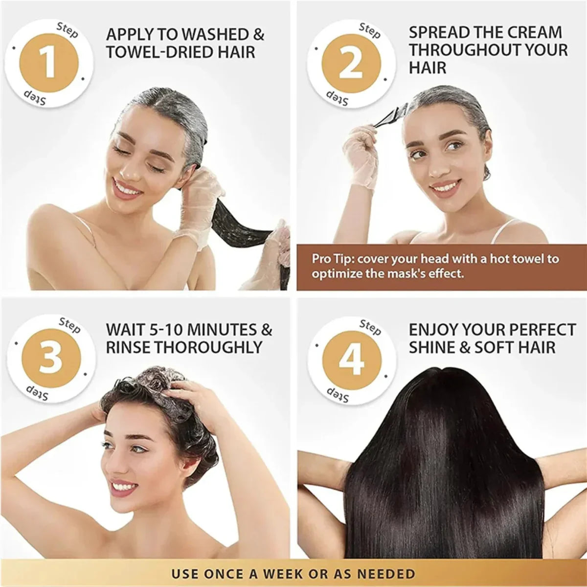 Frizz Free Collagen Hair Mask Beauty