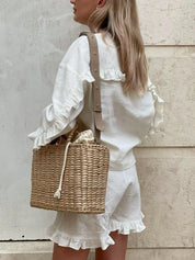 Leah | Pure Cotton Ruffle Shorts Set Two Pieces Sets