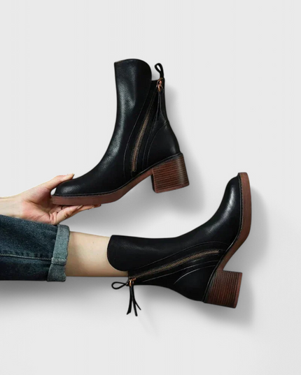 Irina Sleek Ankle Boots for Effortless Style Black Boots