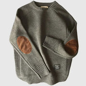 Classic Knit Sweater For Men Premium Warm Comfort Everyday Grey Sweaters
