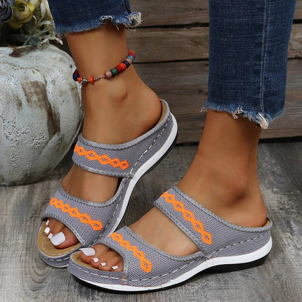 Women's Breeze Milana- Orthopedic Summer Sandals Gray Orthopedic Sandals
