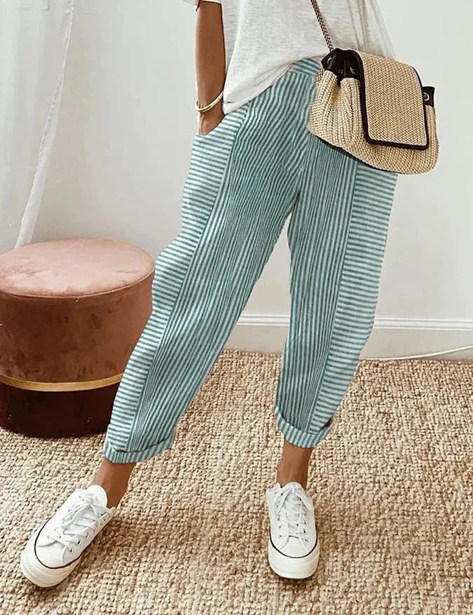 Lore | Striped Pants Vert