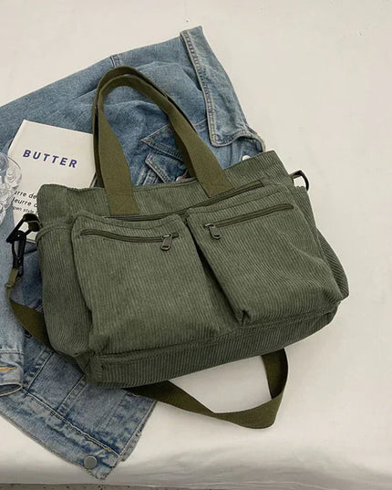 Luz™ | Urban Corduroy Tote Bag
