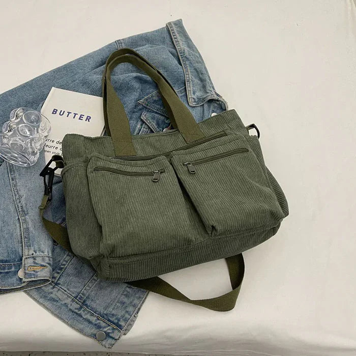 Luz™ | Urban Corduroy Tote Bag