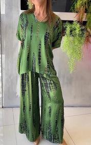 Teresa | Elegant Set Green Two Piece
