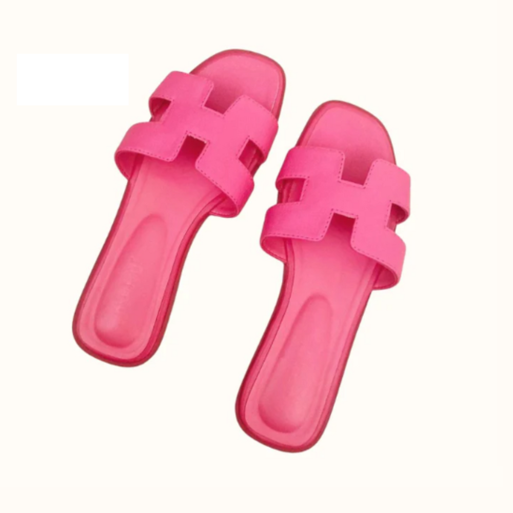 'H' Design Sandals Pink Sandals