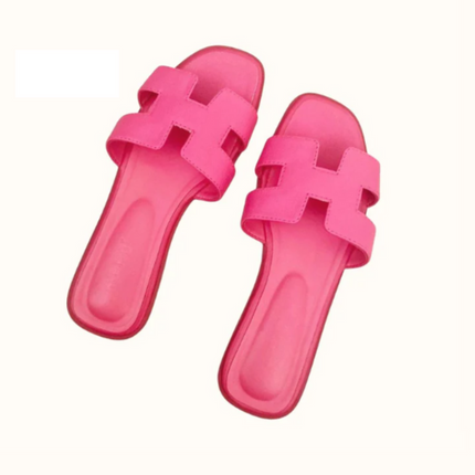 'H' Design Sandals Pink Sandals