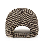 Houndstooth Leather Cap Hats