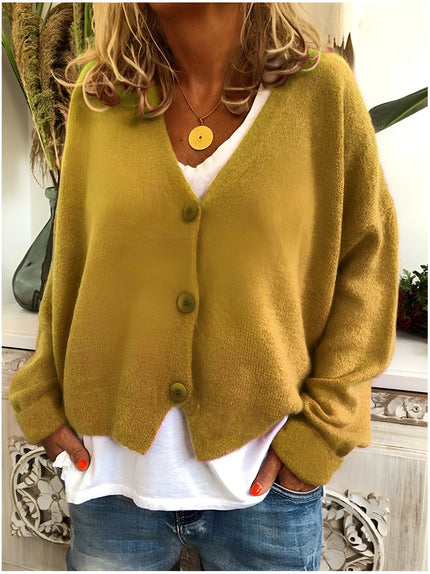 Geneva | Premium Cardigan Yellow