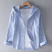 Nova Linen Shirts Blue Men's shirts