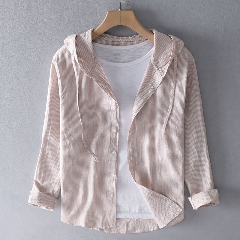 Nova Linen Shirts Apricot Men's shirts