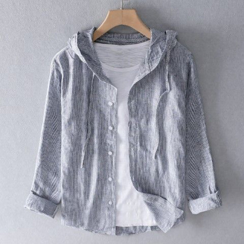 Nova Linen Shirts Gray Men's shirts