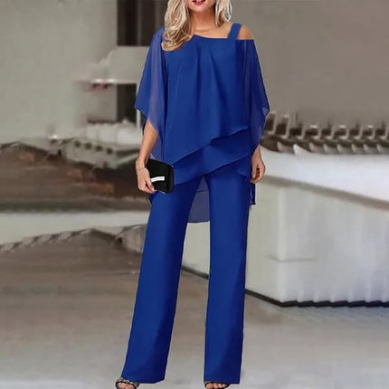 Tie-Dye Mesh Two-Piece Set Light Blue Sets