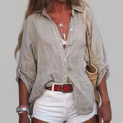 Hailey | Casual sweater Grey Linne Kollektion