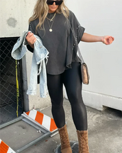 Brianna | Oversized T-Shirt With Studs Shirts & Tops