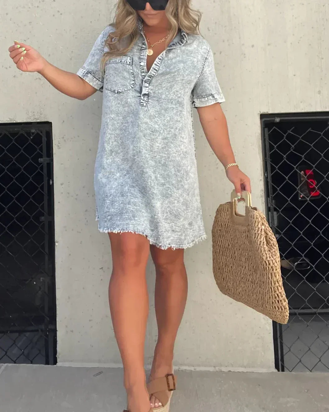 Vera | Denim Shirt Dress Dresses